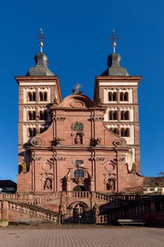 The Amorbach Abbey church - Kloster Amorbach, Lower Franconia, Bavaria, Germany