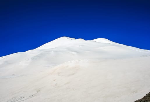 Mountain landscape with snow. Snow in the mountains. Mountain landscape.