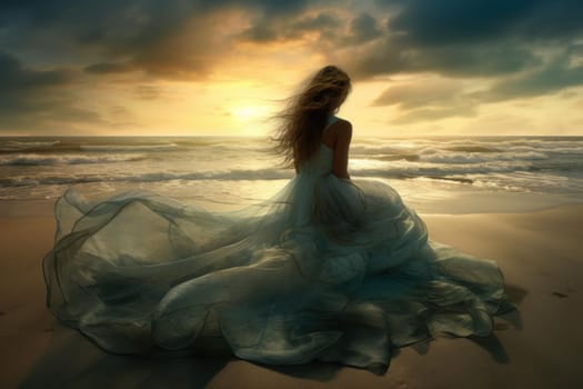 Sprawling Photography painter beach creative urban. Artistic work street scenic travel. Generate Ai