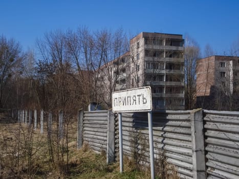 Abandoned area in Pripyat, Abandoned buildings and objects as a result of the Chernobyl nuclear accident