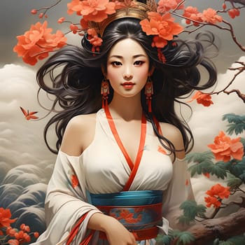 chinese lifestyle with food and persons