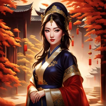 chinese lifestyle with food and persons