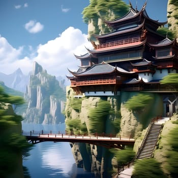 chinese lifestyle with food and persons