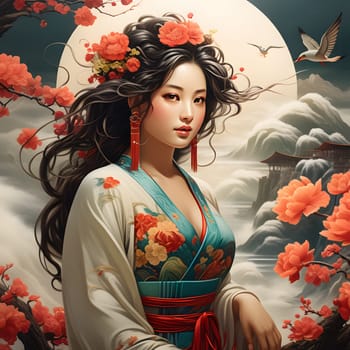 chinese lifestyle with food and persons