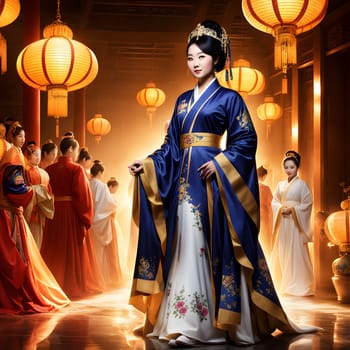 chinese lifestyle with food and persons