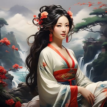 chinese lifestyle with food and persons