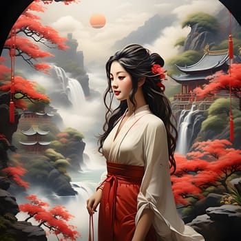chinese lifestyle with food and persons