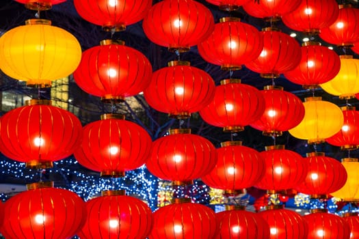 Lantern hanging at outdoor in the street