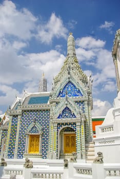 Bangkok, Thailand - August 24, 2018: Temple complexes in Thailand. Buddhist temples in Bangkok