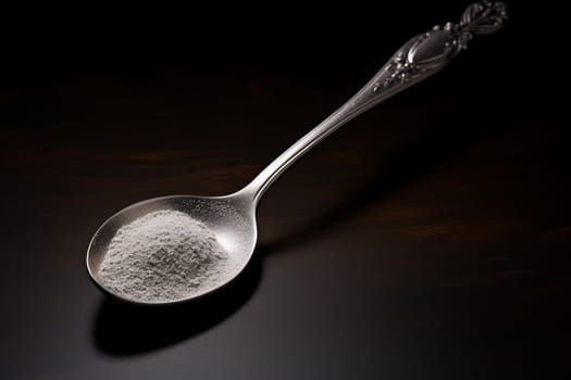 Spices powder spoon. Herb flavor. Generate Ai