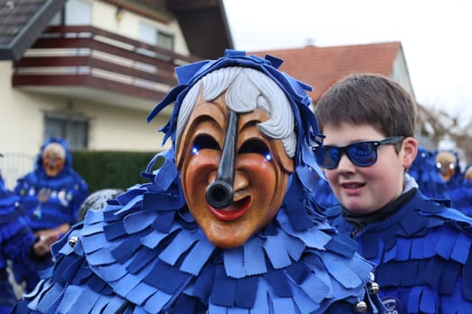 Theme picture - Carnival Carnival  The fools are on the loose at the Alemannic-Swabian Carnival. Like here in Hartheim am Rhein,the jesters parade through the streets.