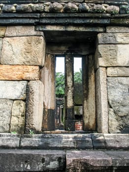 Polonnaruwa, Sri Lanka. The ruins of an ancient temple, traces of an ancient highly developed civilization.