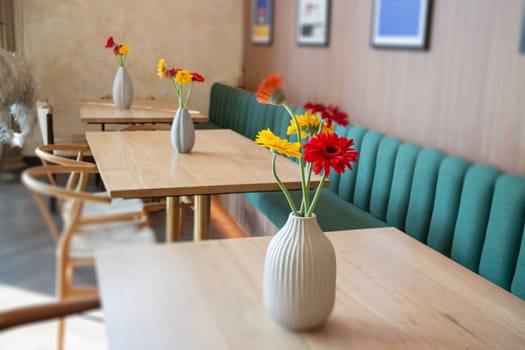 Retro romantic cafe and restaurant decoration, stock photo