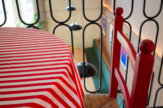 Retro romantic cafe and restaurant decoration, stock photo