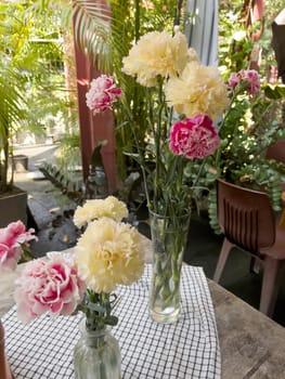 Simply decorated open air cafe, stock photo
