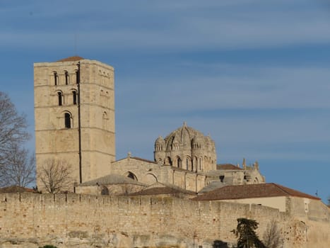 beautiful spanish city Zamora ancient tourist travel history romanesque