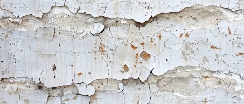 This white surface, with its flaking paint and weathered cracks, offers a glimpse into the effects of time and weather. It's a canvas showcasing the beauty of impermanence
