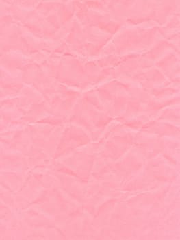 Texture of colored paper, a sheet of dark pink crumpled paper