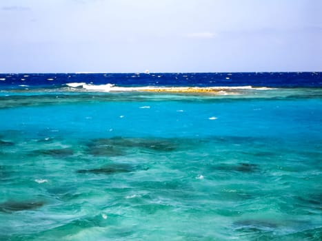 Egyptian beach, the coastline of beaches in Egypt, the resorts of Egypt.