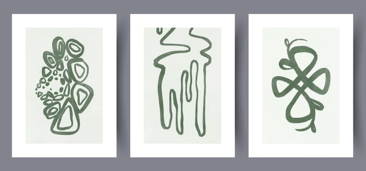 Portrait women elegance body wall art print. Printable minimal abstract women poster. Set, bundle. Wall artwork for interior design. Contemporary decorative background with body.