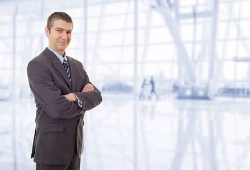happy business man portrait at the office