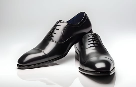 Modern  elegant shoes on white