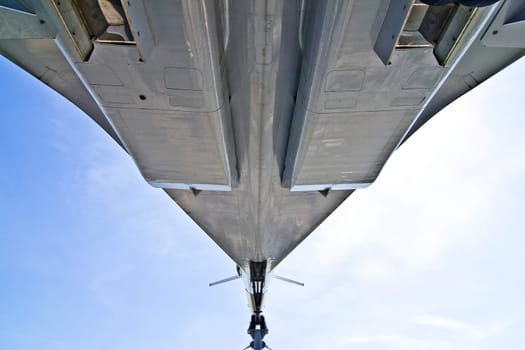 Sinsheim, Germany - May 3, 2008: supersonic aircraft  Concorde