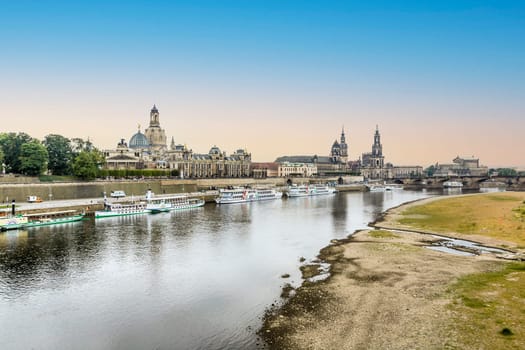 Dresden, Germany - September 15, 2008: Dresden is one of the most beautiful cities in Germany. Dresden first gained its pre-eminence in the year 1485. The town blossomed during the 18th century.
