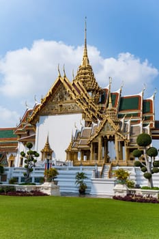 Bangkok, Thailand - January 4, 2010: famous Pavillion Phra Tinang Aporn  in the Grand Palace in Bangkok, Thailand.