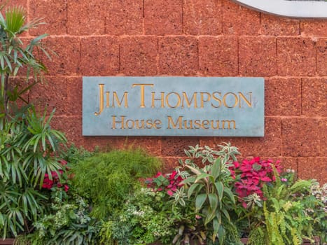 Bangkok, Thailand - January 4, 2010: visiting the Jim Thompson house which serves as museum nowadays. Jim Thompson was a business man  for textile production in Thailand.