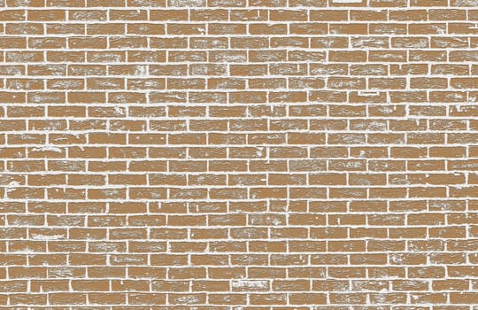 Imitation of a brown brick wall in close-up.Texture or background