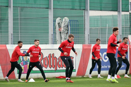 Matthias Ginter (SC Freiburg) was back after his injury break at the final training session before the Football Europa League - Qualification 1/8 Final,SC Freiburg vs RC Lens