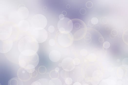 Abstract fresh vivid spring summer light delicate light gray silver white bokeh background texture with bright soft color circles. Beautiful backdrop illustration.