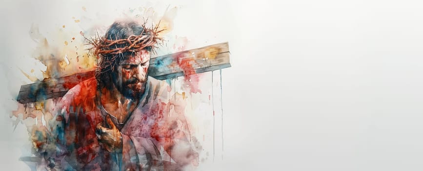 Crucifixion and resurrection of Jesus Christ at Easter, belief, faith and religion, christianity, Jesus on the cross, good friday