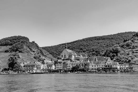 Beilstein, Germany - July 8, 2018: scenic view to village Beilstein in the Moselle valley