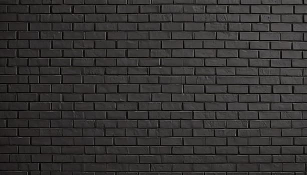 black brick wall, dark background for design