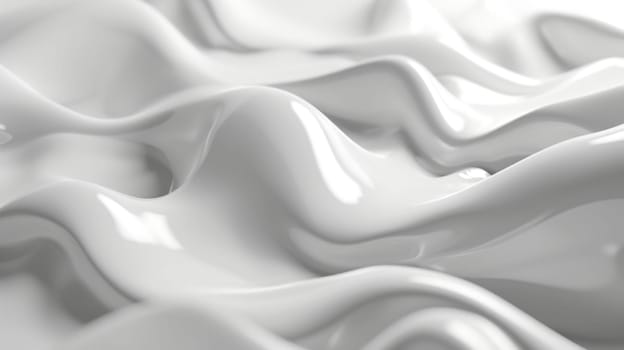 Elegant white wavy texture. Created using AI generated technology and image editing software.