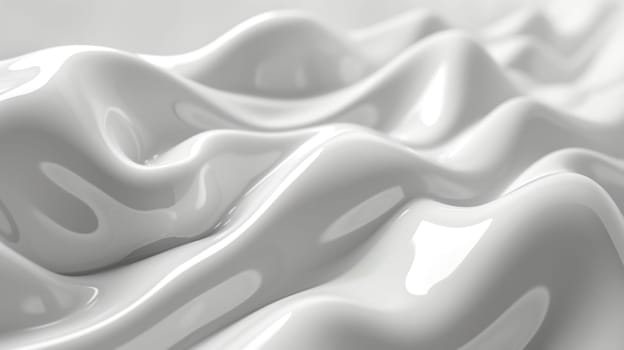 Elegant white wavy texture. Created using AI generated technology and image editing software.