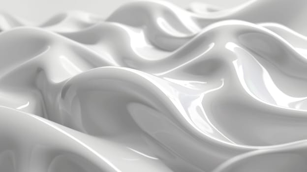Elegant white wavy texture. Created using AI generated technology and image editing software.