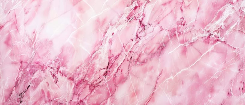 Capturing the essence of tranquility, this image showcases a serene pink marble horizon, with wisps of white and soft textures spreading across the stone like clouds