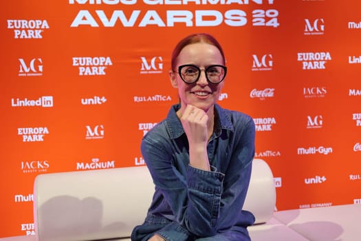 Mignon Kowollik (Hamburg),42 years old  Sexual consultant at the Miss Germany Awards 2024 - Europapark Rust - The final at Europapark Rust - On Saturday,04 March 2023,the title "Miss Germany"" was awarded for the 20th time in Europapark. 900 guests attended the proclamation at the DOME,and more than 100 media representatives from the press,radio and television were accredited."