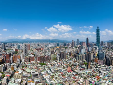 Taipei, Taiwan 28 September 2022: Taipei city skyline
