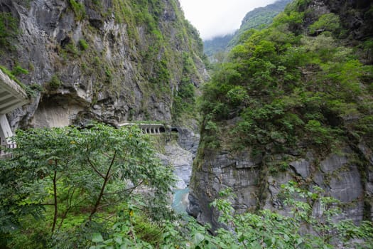 Scenic view of Taroko National Park in Taiwan