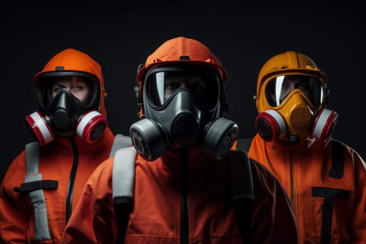 Person protective gear industry. Architect building. Generate Ai