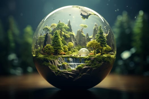 Product inspired world nature. Aspiring and pleasant flavors of the wild world. Generate AI
