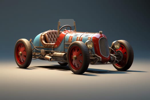 Racing car circuit. Grand team. Generate Ai