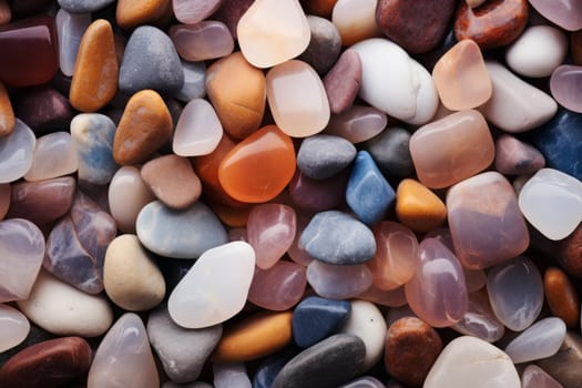 Quartz stones surface background. Mineral gem. Generate Ai