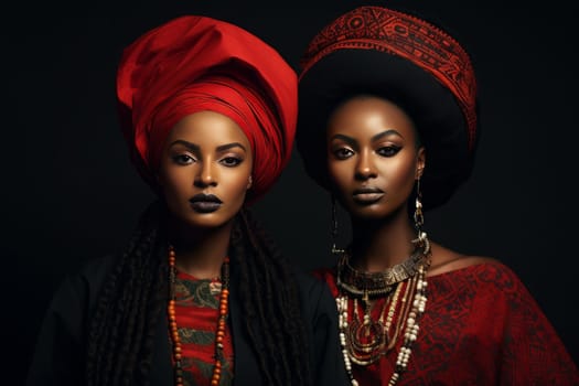 African feminist radical. Stop power protest. Generate Ai