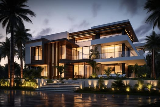 Real estate finance buildings. Office inflation. Generate Ai