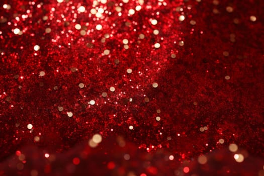 Red glitter. Color shiny sparkle. Generate Ai